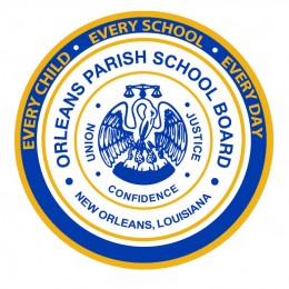 Orleans Parish School Board seal.